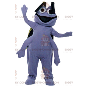 Disfraz de mascota de BIGGYMONKEY™ de cucaracha morada gigante