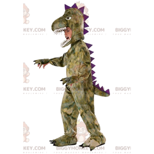 Στολή μασκότ Tyrex BIGGYMONKEY™ με την όμορφη μωβ κορφή -