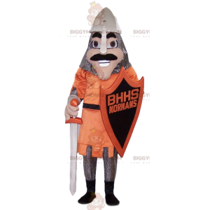 Grand Knight BIGGYMONKEY™ Mascot Costume with Shield and Sword