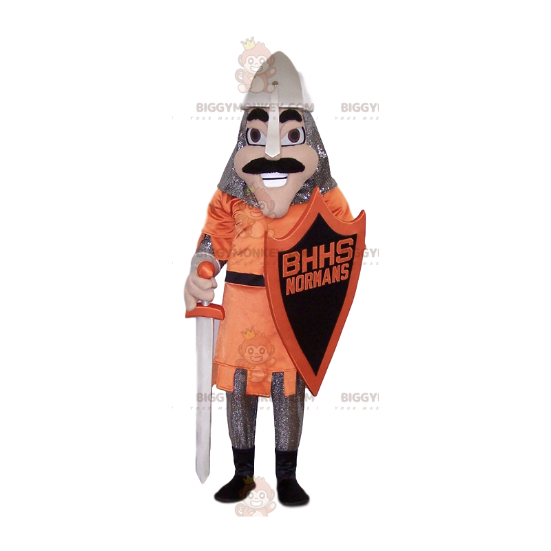 Grand Knight BIGGYMONKEY™ Mascot Costume with Shield and Sword