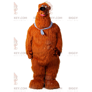 Giant Brown Bear BIGGYMONKEY™ Mascot Costume with Bandana