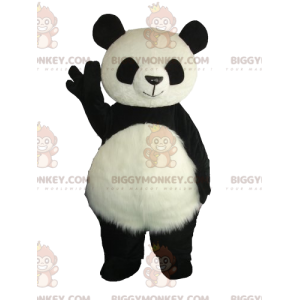 BIGGYMONKEY™ Glückliches Panda-Maskottchen-Kostüm -