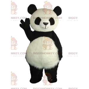 Disfraz de mascota panda gigante feliz BIGGYMONKEY™ -