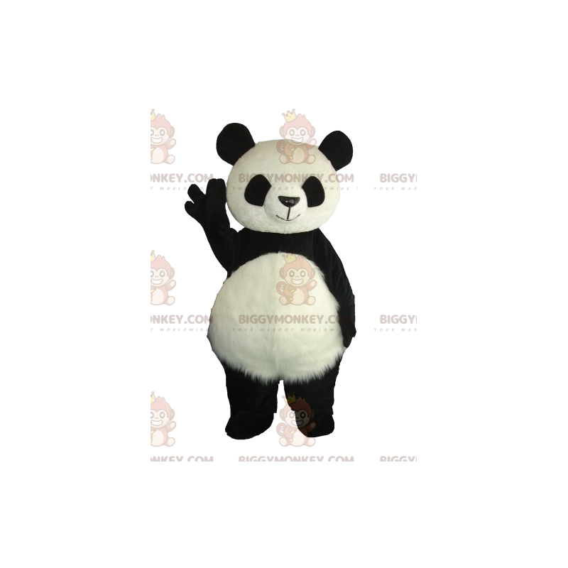  BIGGYMONKEY™ Happy Giant Panda maskottiasu - Panda maskotti - BIGGYMONKEY_011814 - BiggyMonkey.com