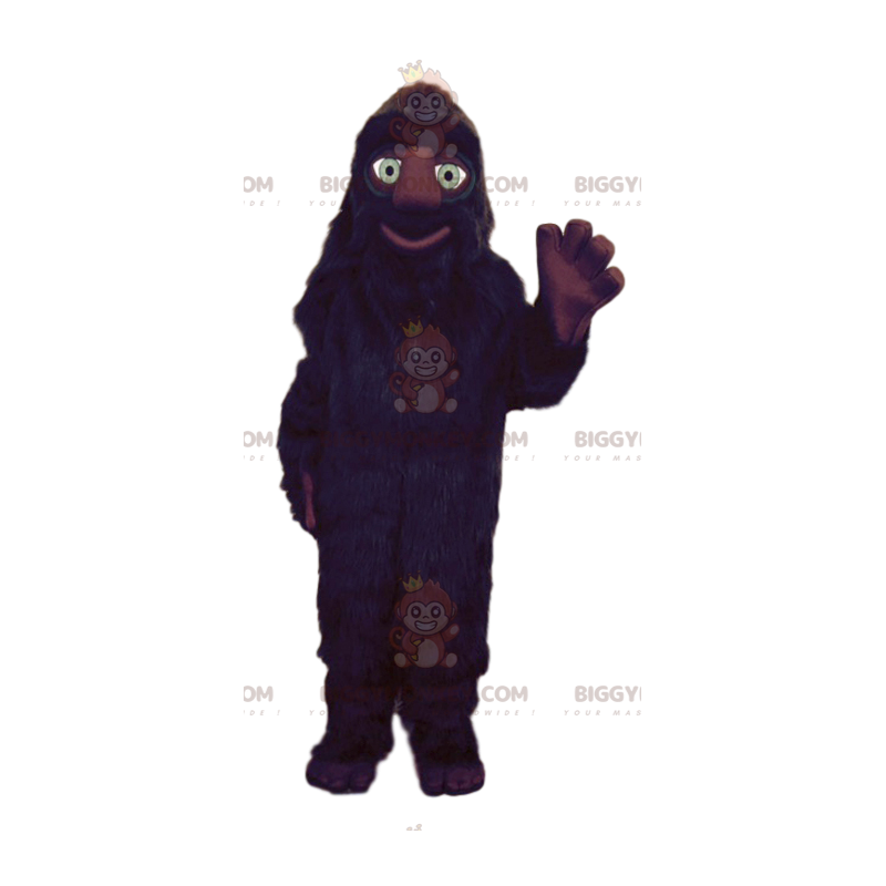 Black Hairy Monster BIGGYMONKEY™ Mascot Costume -