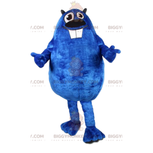 Πρωτότυπη και αστεία στολή μασκότ BIGGYMONKEY™ Blue Beaver -