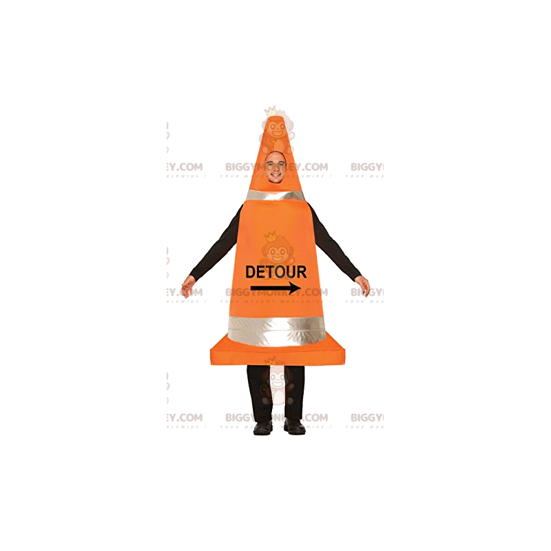 Traffic Cone Man BIGGYMONKEY™ maskottiasu - Ihmisen maskotit - BIGGYMONKEY_011830 - BiggyMonkey.com
