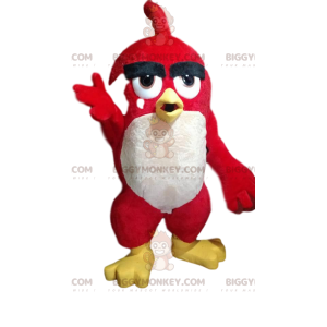 BIGGYMONKEY™ Blazing Red Bird Maskottchen-Kostüm aus dem Spiel Angry Birds - Vogel Maskottchen - BiggyMonkey.com