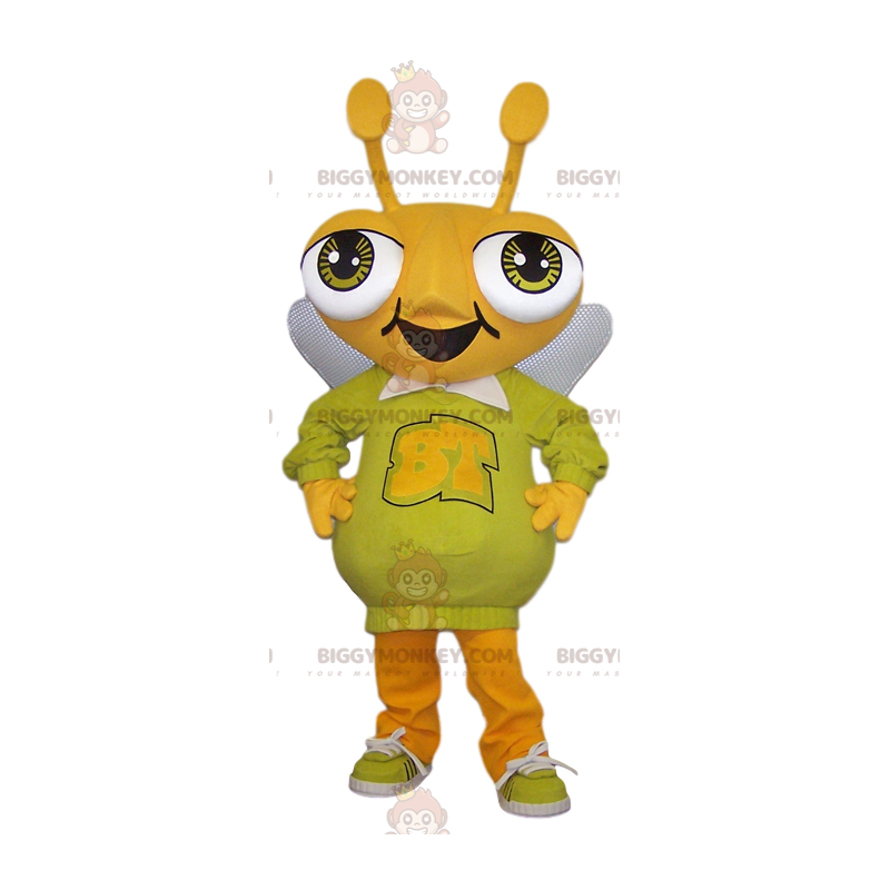 Costume da mascotte BIGGYMONKEY™ con formica gialla gigante - Costume da mascotte BIGGYMONKEY™ con formica gialla gigante -