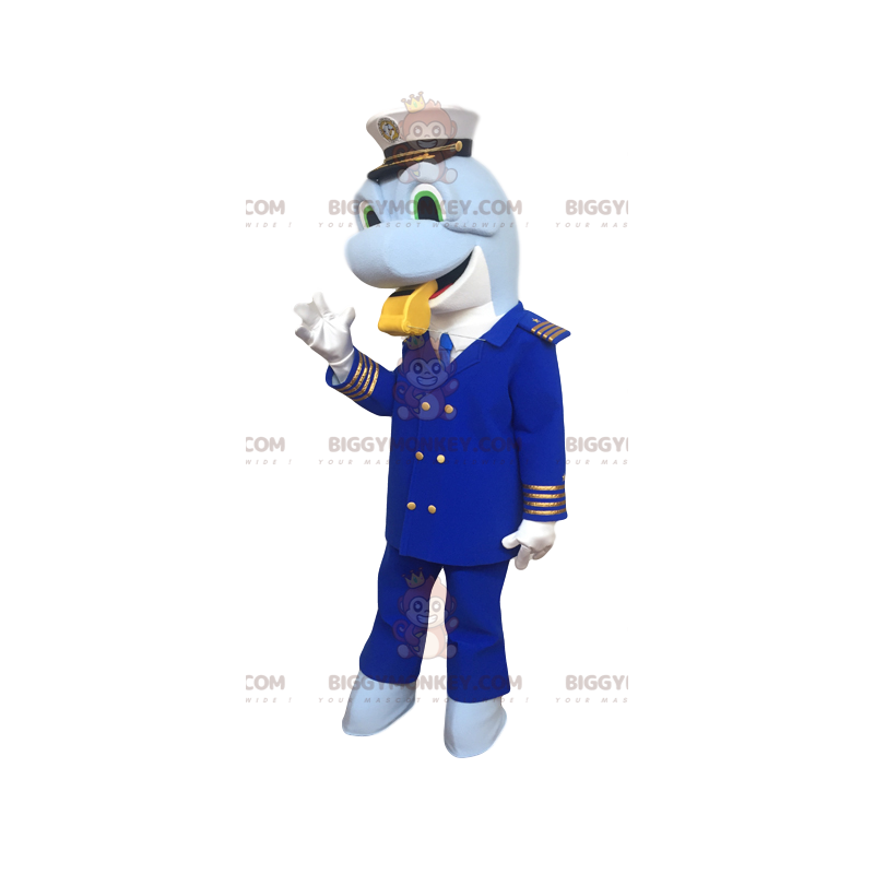 Costume de mascotte BIGGYMONKEY™ de dauphin en costume de Costume de mascotte BIGGYMONKEY™ de dauphin en costume de