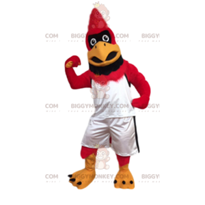Gigantische rode adelaar BIGGYMONKEY™ mascottekostuum met