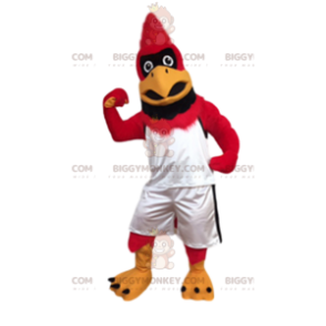 Στολή μασκότ BIGGYMONKEY™ Giant Red Eagle με αθλητική στολή - Μασκότ πουλιών - BIGGYMONKEY_011861 - BiggyMonkey.com