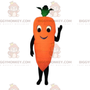 Giant Smiling Carrot BIGGYMONKEY™ Mascot Costume -