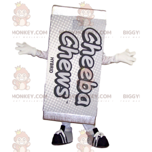 Disfraz de mascota de barra de chocolate o chicle BIGGYMONKEY™