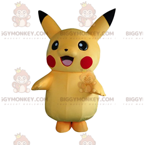 BIGGYMONKEY™ maskotdräkt av Pikachu, den berömda