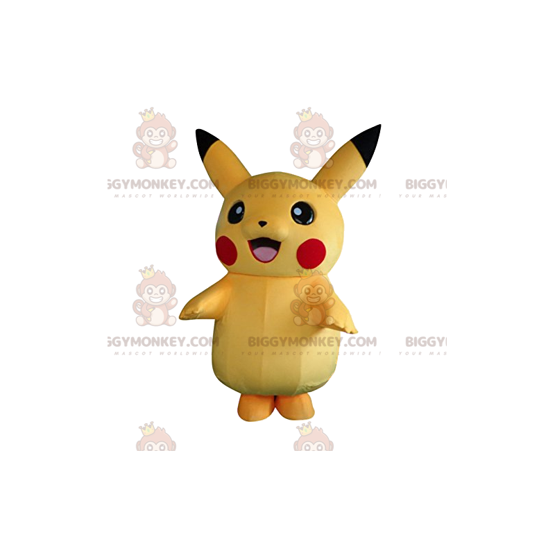 Στολή μασκότ BIGGYMONKEY™ του Pikachu, του διάσημου χαρακτήρα των Pokemon - Μασκότ διάσημων χαρακτήρων - BiggyMonkey.com