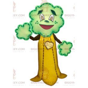 Costume de mascotte BIGGYMONKEY™ en forme d'arbre géant marron