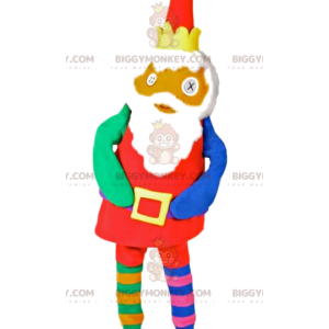 Πολύχρωμη και πρωτότυπη στολή μασκότ Santa BIGGYMONKEY™ -