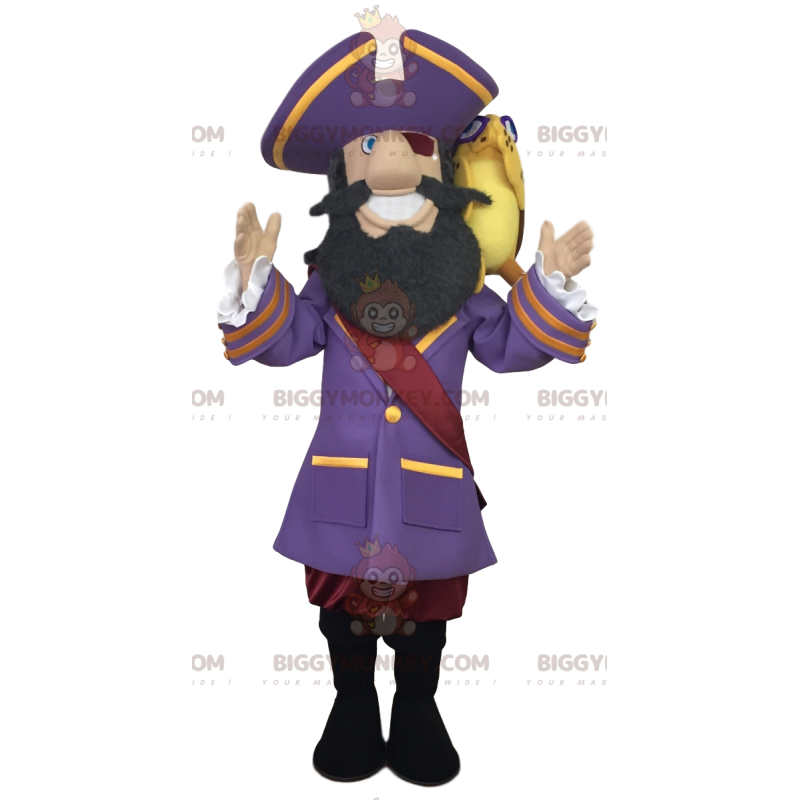 Costume de mascotte BIGGYMONKEY™ du Capitaine Crochet Costume de mascotte BIGGYMONKEY™ du Capitaine Crochet
