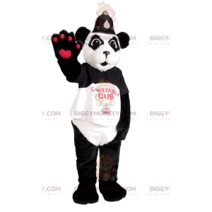 BIGGYMONKEY™ Panda-maskotkostume med Kepi - Biggymonkey.com