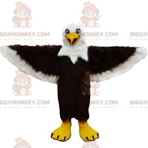 Majestætisk Golden Eagle BIGGYMONKEY™ maskotkostume -