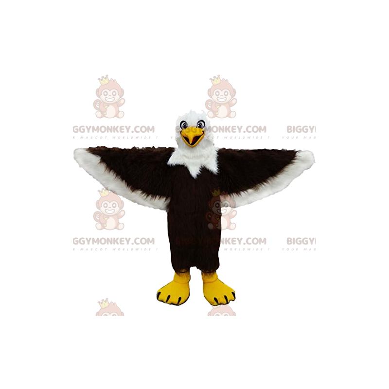 Fato de mascote majestoso Golden Eagle BIGGYMONKEY™ – Fato de mascote majestoso Golden Eagle BIGGYMONKEY™ –
