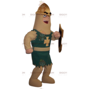 Στολή μασκότ Ιππότης BIGGYMONKEY™ με ασπίδα - Biggymonkey.com