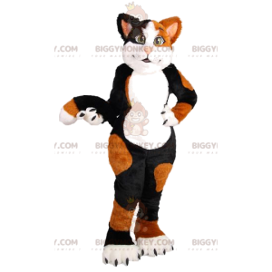 Very Cute Red and Black Cat BIGGYMONKEY™ Mascot Costume –