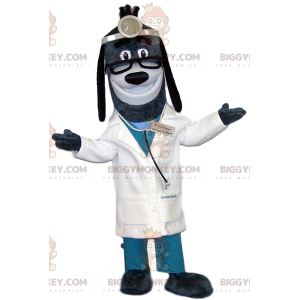 BIGGYMONKEY™ Costume da mascotte Cane grigio in costume da