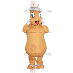Lovable Beige Insect BIGGYMONKEY™ Mascot Costume -