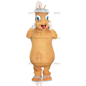 Lovable Beige Insect BIGGYMONKEY™ Mascot Costume -