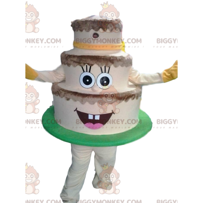 Traje de mascote BIGGYMONKEY™ para bolo de creme de 3 camadas – Traje de mascote BIGGYMONKEY™ para bolo de creme de 3 camadas –