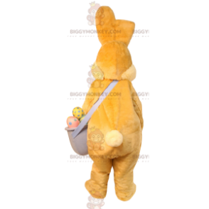Disfraz de mascota de conejito de Pascua BIGGYMONKEY™ con cesta