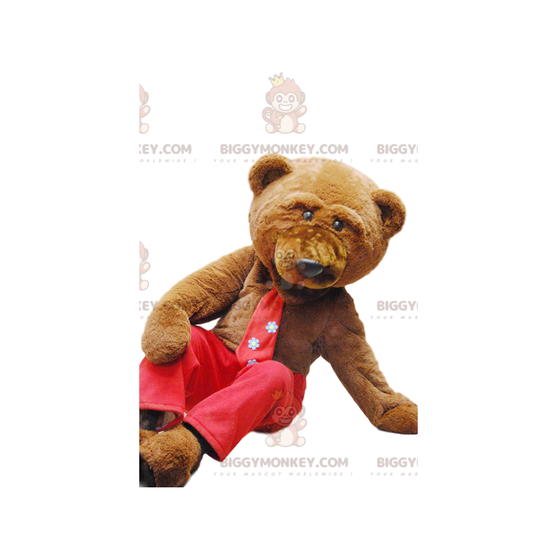 Kostium maskotki zalotnego brązowego misia BIGGYMONKEY™ z Kostium maskotki zalotnego brązowego misia BIGGYMONKEY™ z