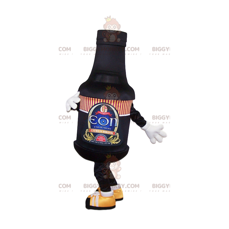 Zwarte bierfles BIGGYMONKEY™ mascottekostuum - Biggymonkey.com Zwarte bierfles BIGGYMONKEY™ mascottekostuum - Biggymonkey.com