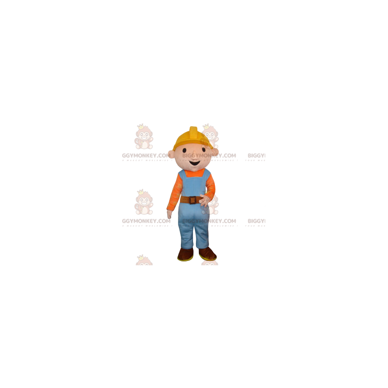 BIGGYMONKEY™ Maskotkostume Handyman i arbejdstøj - BIGGYMONKEY™ Maskotkostume Handyman i arbejdstøj -