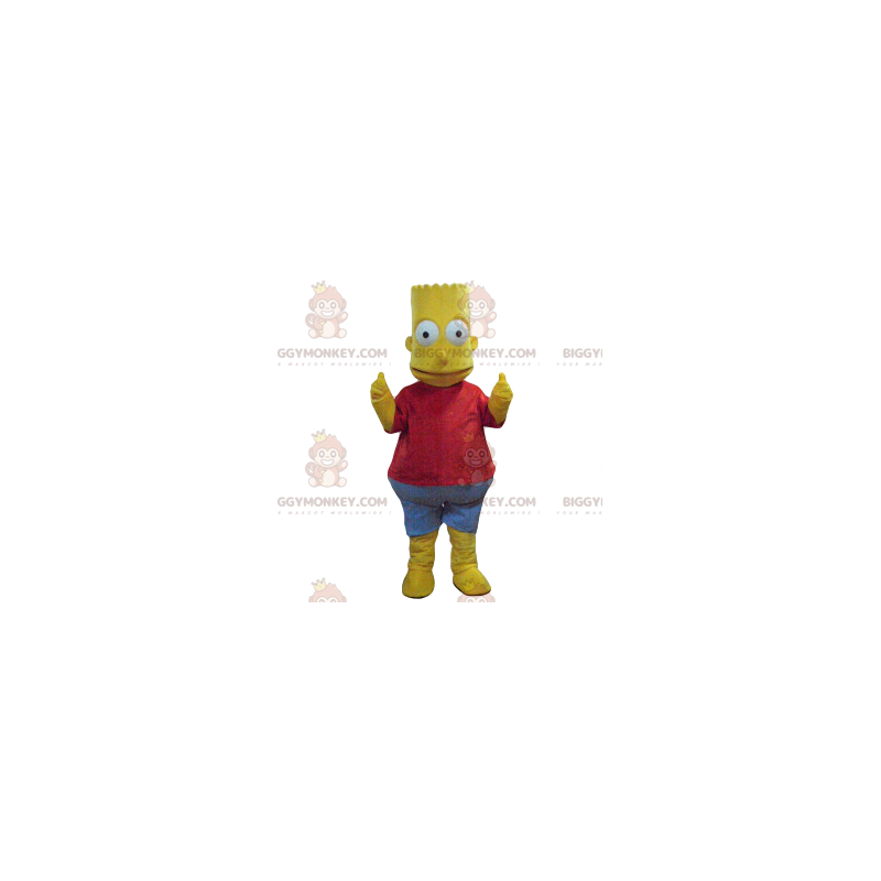 Bart BIGGYMONKEY™ Maskotdräkt, The Simpsons Family Character - Maskoter kända människor - BIGGYMONKEY_011963 - BiggyMonkey.com