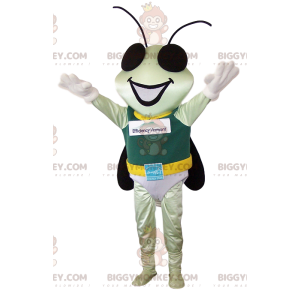 Costume da mascotte Little Fly BIGGYMONKEY™ con costume da eroe