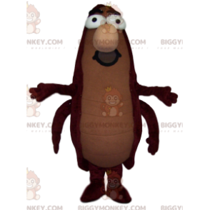 Kostým hnědý šváb s knírem BIGGYMONKEY™ maskot – Biggymonkey.com