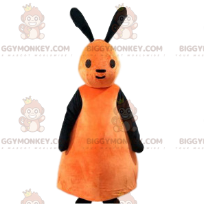 Στολή μασκότ Little Peach and Black Bunny BIGGYMONKEY™ -