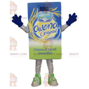 Vihreä ja sininen pullo BIGGYMONKEY™ maskottiasu -