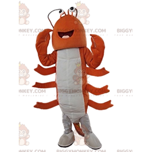 Happy and Fabulous Lobster BIGGYMONKEY™ Mascot Costume -