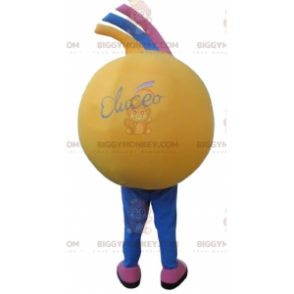 Kæmpe appelsin eller Clementine BIGGYMONKEY™ maskotkostume -