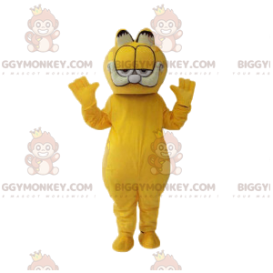 Fantasia de Mascote BIGGYMONKEY™ do Gato Garfield o Comilão de Lasanha - Mascotes pessoas famosas - BiggyMonkey.com