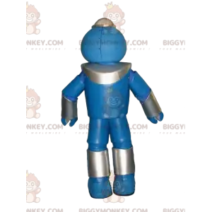 Very Cheerful Blue Robot BIGGYMONKEY™ Mascot Costume –
