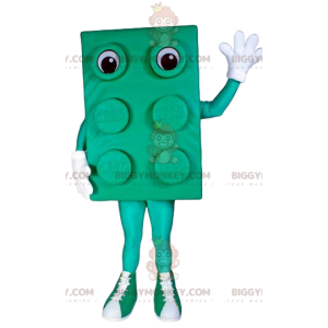 Στολή μασκότ Green Block Big Eyes BIGGYMONKEY™ - Biggymonkey.com