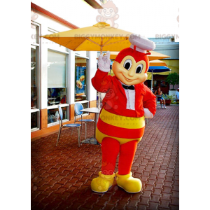 Flying Insect Wasp Red and Yellow Bee BIGGYMONKEY™ Mascot