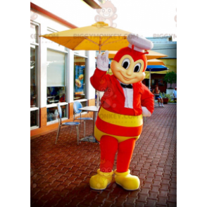 Flying Insect Wasp Red and Yellow Bee BIGGYMONKEY™ Mascot