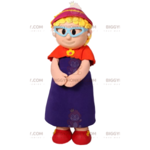 BIGGYMONKEY™ Maskottchenkostüm für Mädchen mit roter
