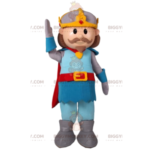 Prince BIGGYMONKEY™ Mascot Costume with Beautiful Crown -